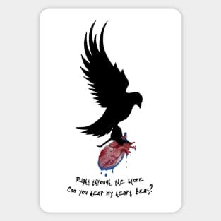 Dove and grenade heart Sticker